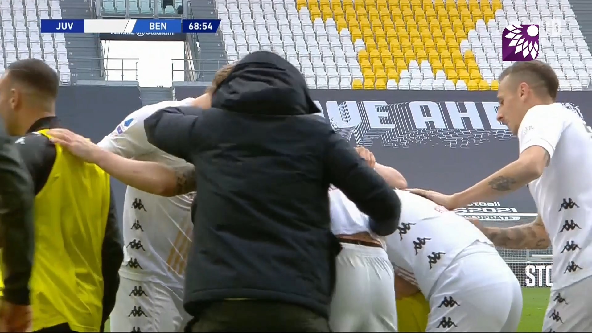 شاهد الهدف الاول (1 – 0) لصالح بينفينتو في شباك يوفنتوس