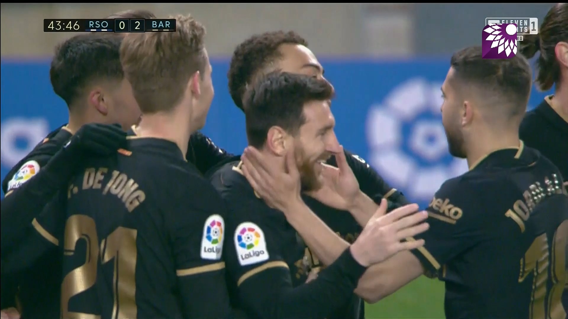 شاهد الهدف الثاني ( 2-0 ) لصالح برشلونة في شباك ريال سوسيداد