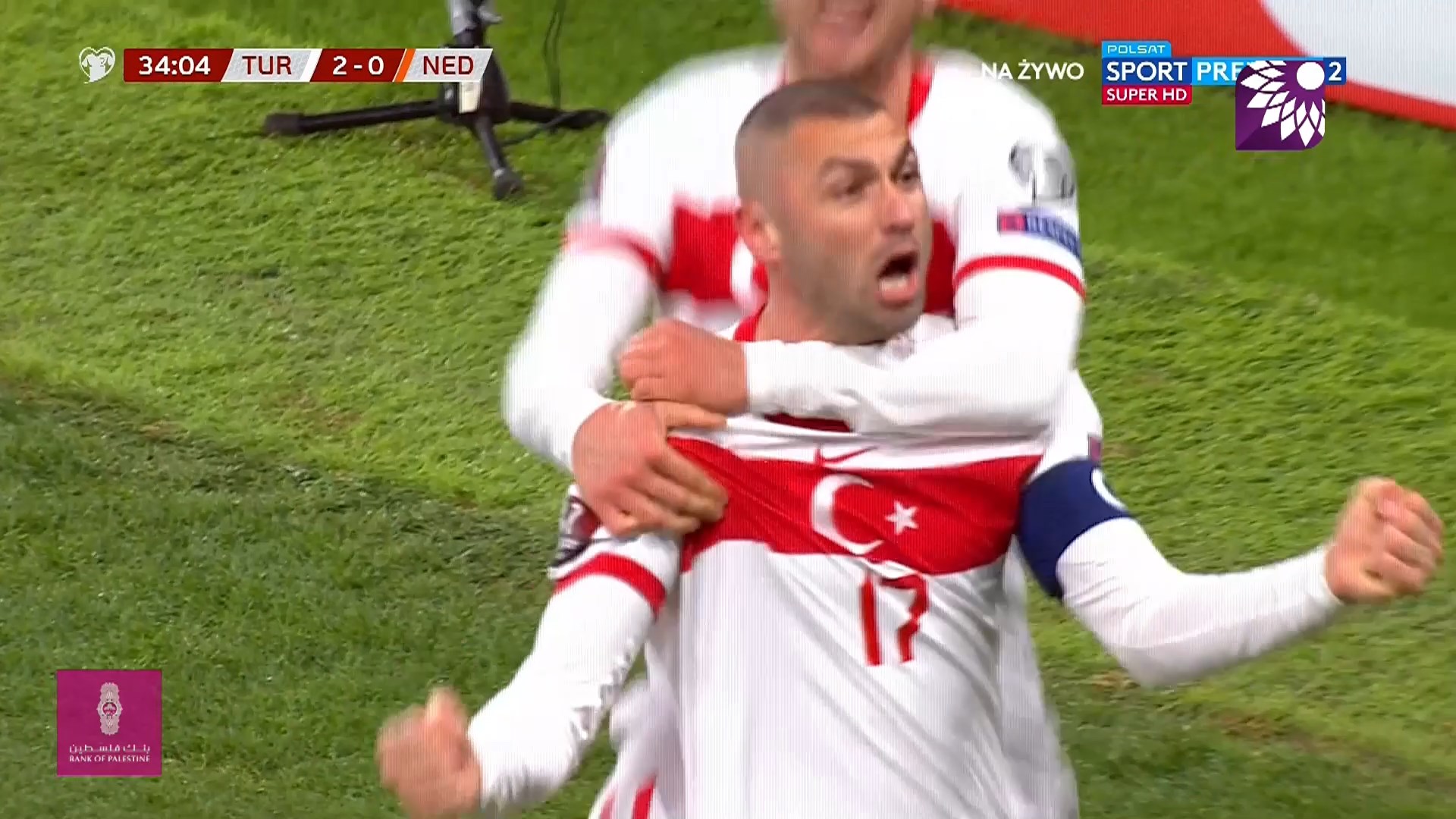 شاهد الهدف الثاني ( 2-0 ) لصالح تركيا في شباك هولندا