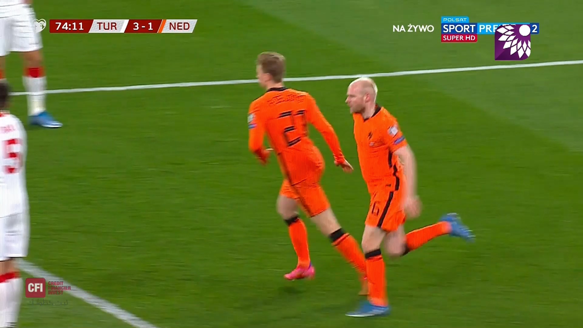 شاهد الهدف الاول ( 2-0 ) لصالح هولندا في شباك تركيا