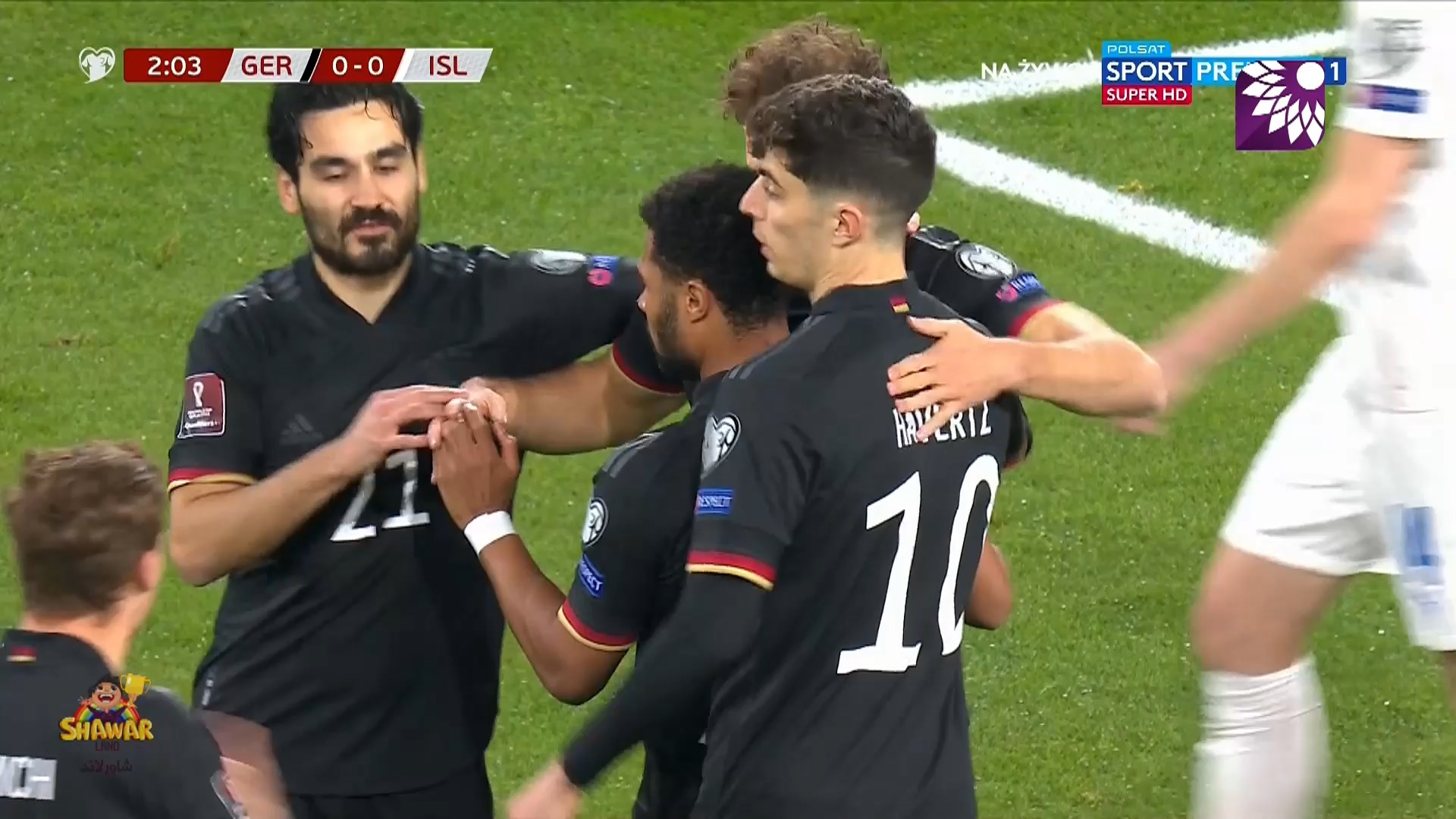 شاهد الهدف الاول ( 1-0 ) لصالح المانيا في شباك ايسلندا