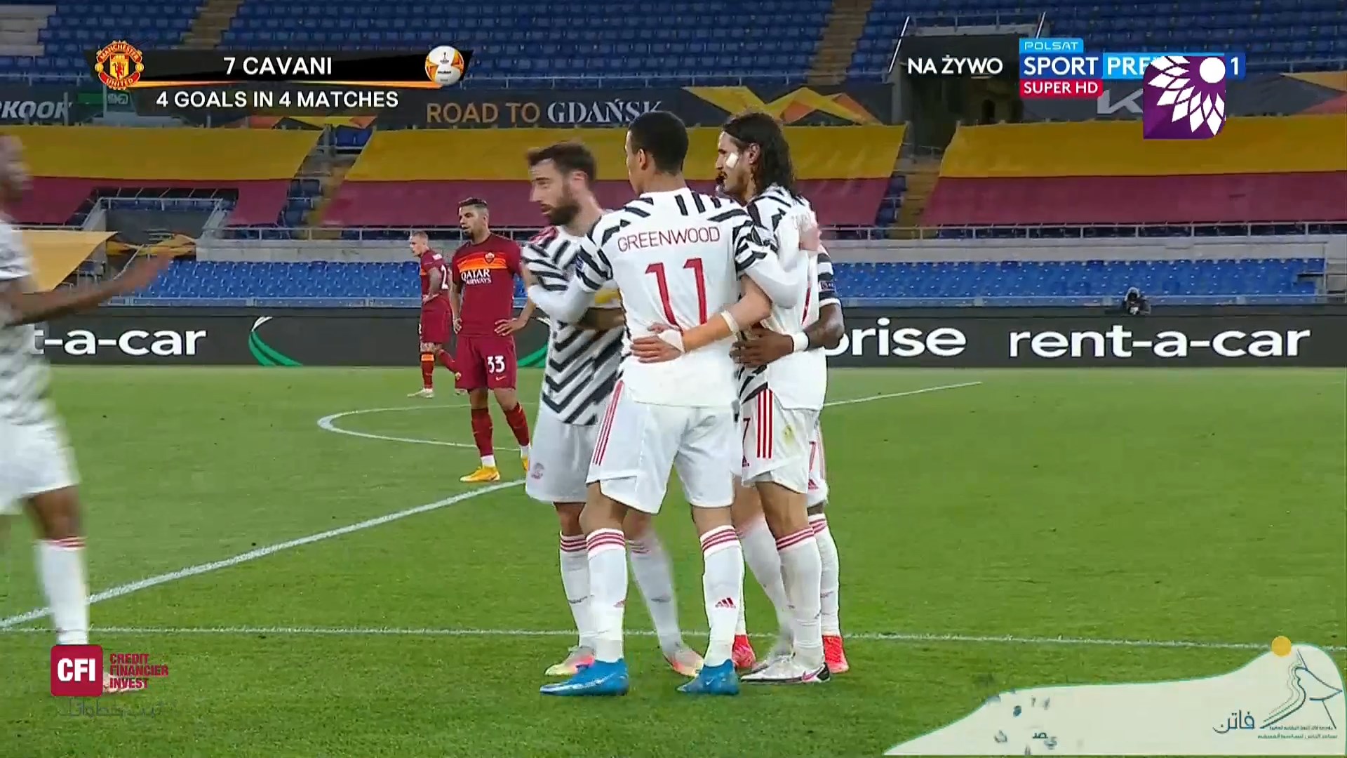 شاهد الهدف الاول ( 1-0 ) لصالح مانشستر يونايتد في شباك روما