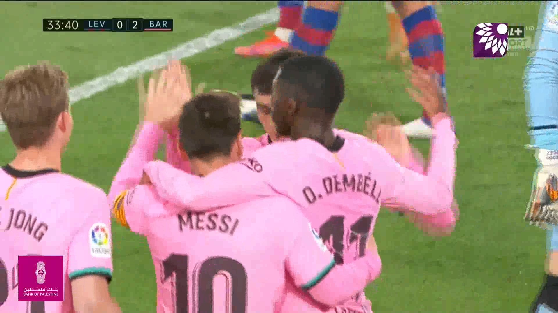 شاهد الهدف الثاني ( 2-0 ) لصالح برشلونة في شباك ليفانتي