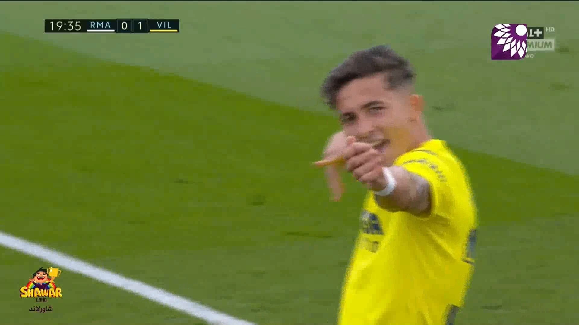 شاهد الهدف الاول (1-0 ) لصالح فياريال في شباك ريال مدريد