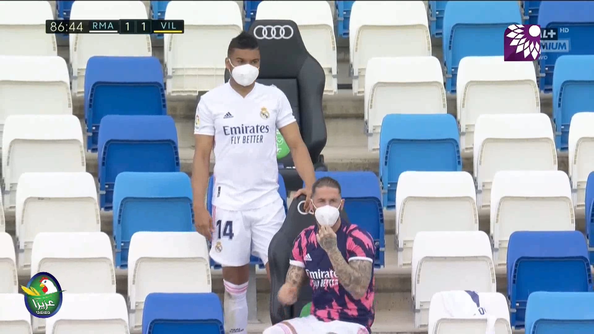 شاهد هدف التعادل (1-1 ) لصالح ريال مدريد في شباك فياريال