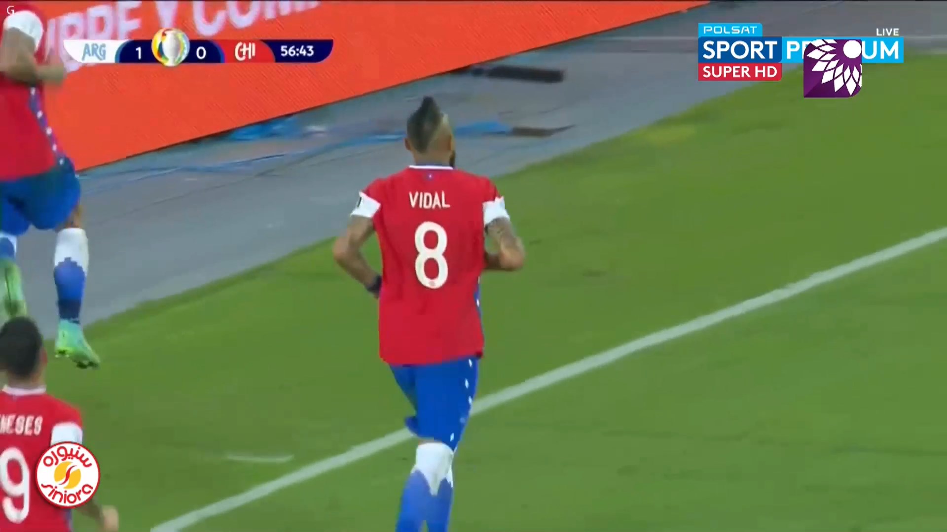 شاهد هدف التعادل (1 – 1) لصالح تشيلي في شباك الأرجنتين