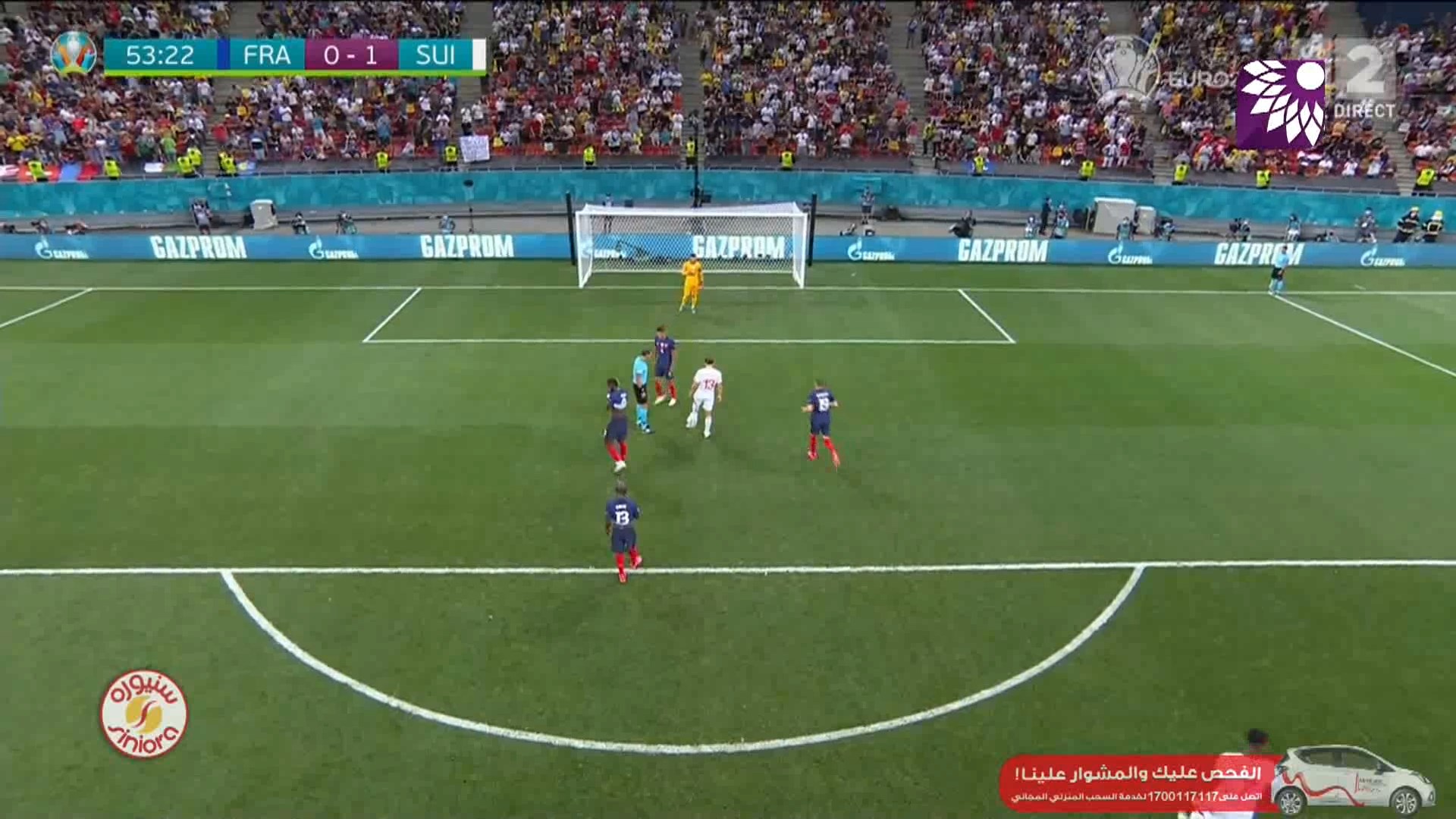 شاهد: لوريس ينقذ فرنسا ويتصدى لركلة جزاء لصالح سويسرا