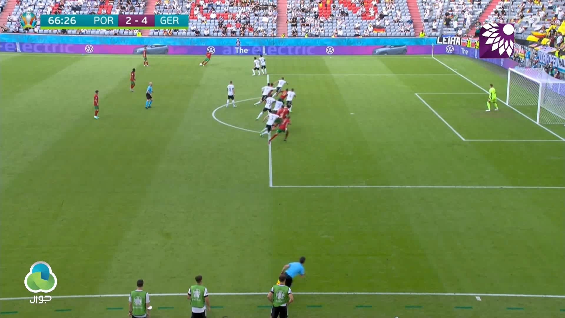 شاهد الهدف الثاني (4-2) لصالح البرتغال في شباك المانيا