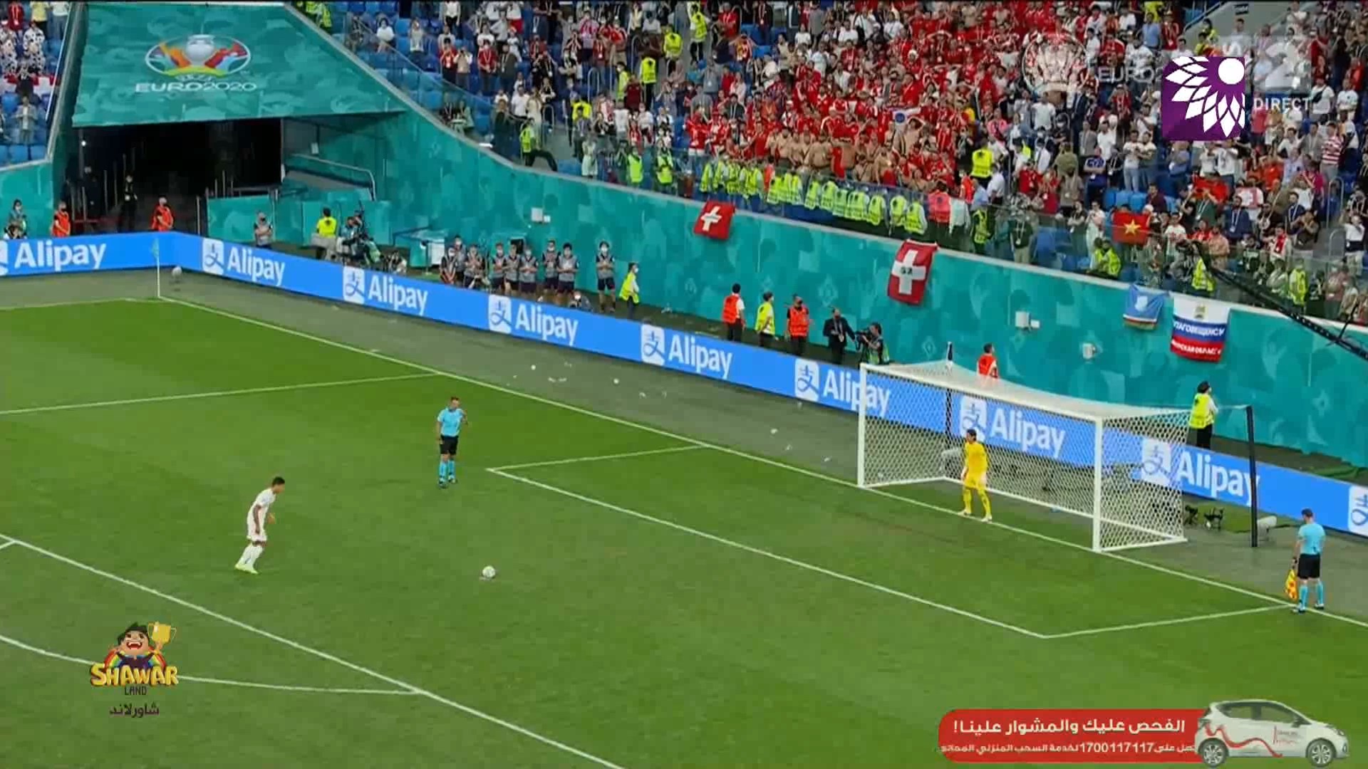 شاهد ركلات الترجيح اسبانيا ضد سويسرا