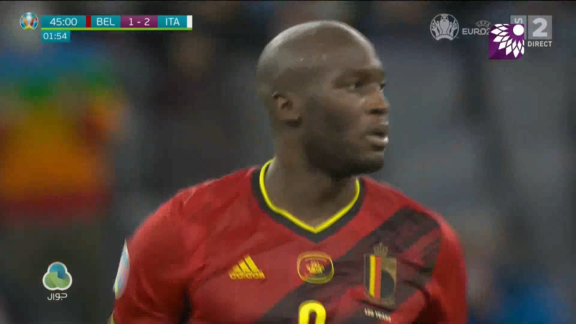 شاهد الهدف الاول (2-1) لصالح بلجيكا في شباك ايطاليا