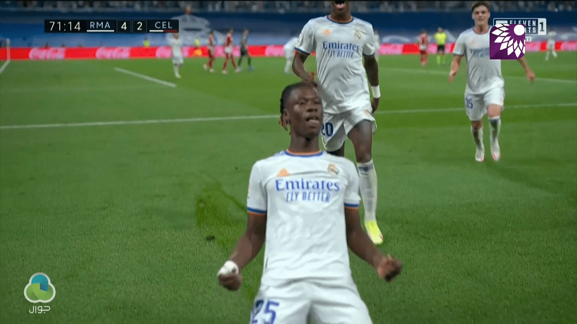 شاهد الهدف الرابع (4-2) لصالح ريال مدريد في شباك سيلتا فيغو