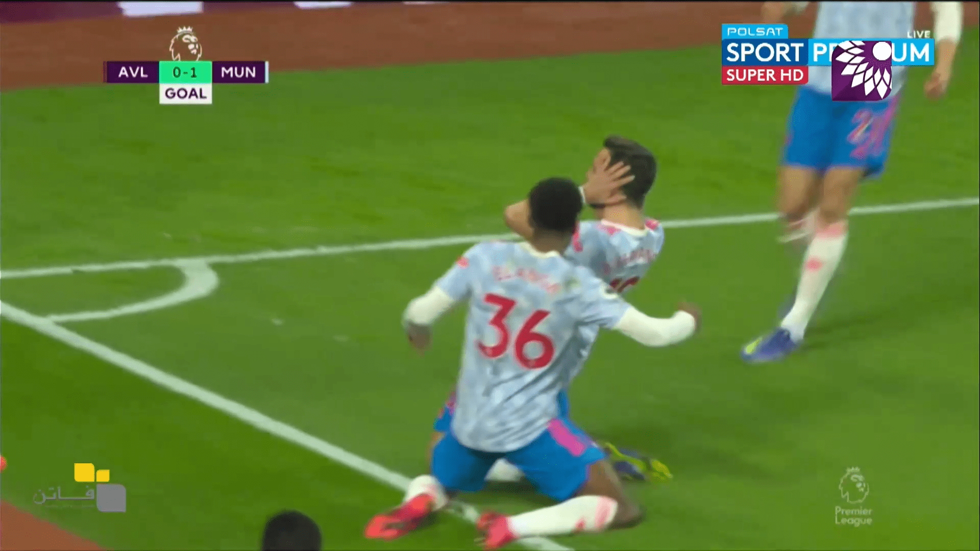 شاهد الهدف الاول (2-1) لصالح استون فيلا في شباك مانشستر يونايتد