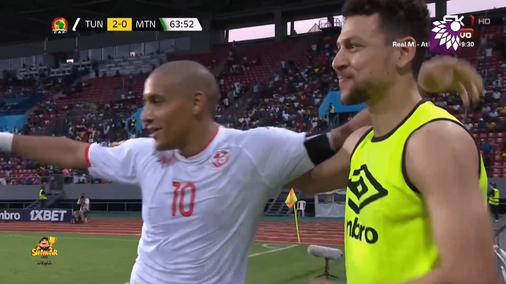 شاهد الهدف الثالث (3-0) لصالح تونس في شباك موريتانيا