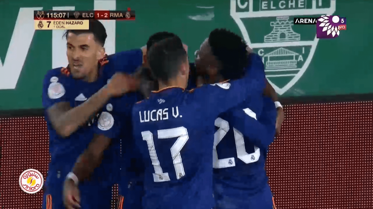 شاهد الهدف الثاني (2-1) لصالح ريال مدريد في شباك إلتشي