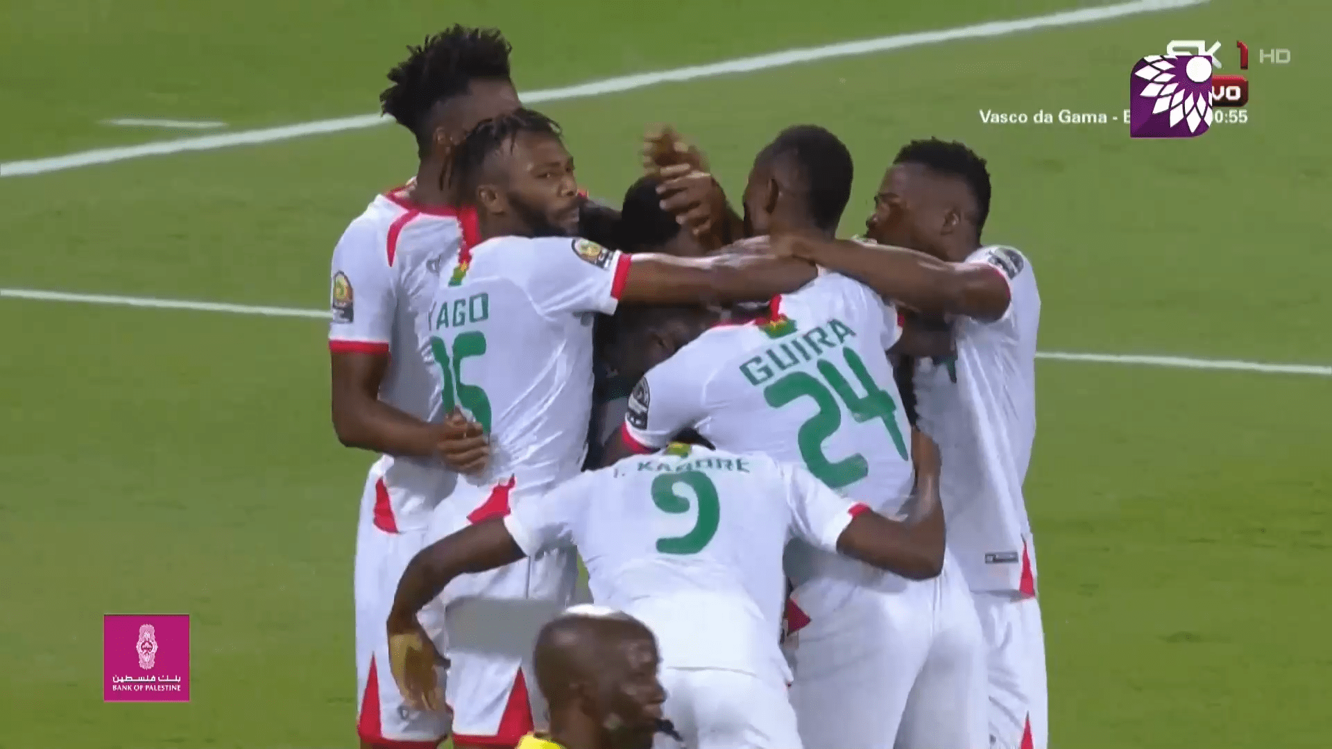 شاهد الهدف الاول (1-0) لصالح بوركينا فاسو في شباك تونس