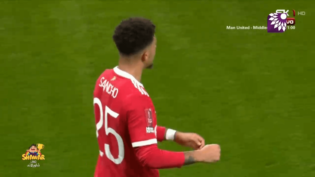 شاهد الهدف الاول (1-0) لصالح مانشستر يونايتد في شباك ميدلزبره