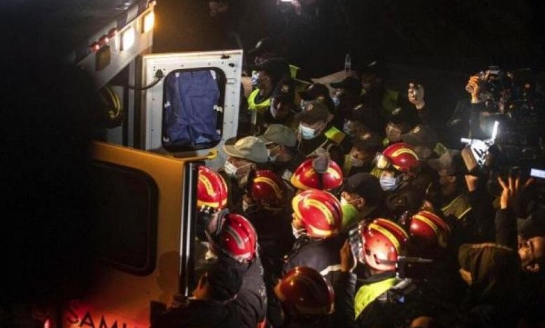 لحظة انتشال الطفل ريان