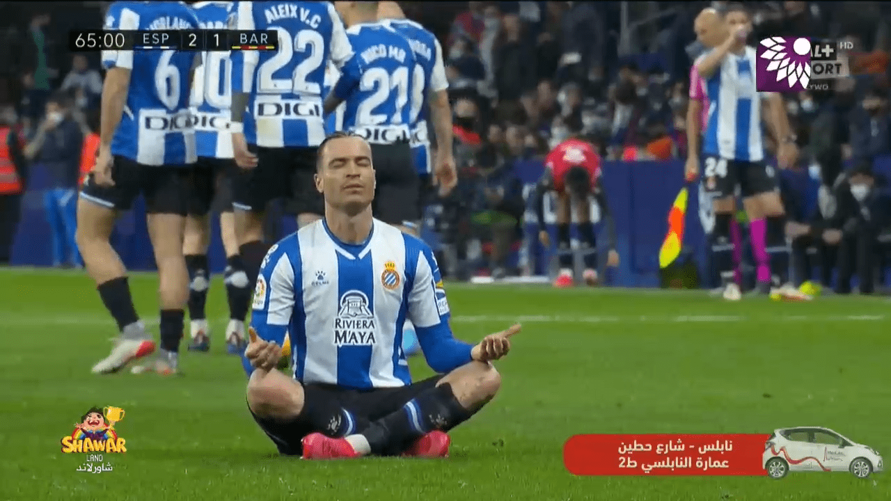 شاهد الهدف الثاني (2-1) لصالح اسبانيول في شباك برشلونة