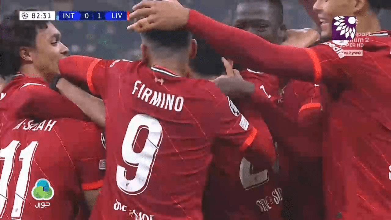 شاهد الهدف الثاني (2-0) لصالح ليفربول في شباك انتر ميلان