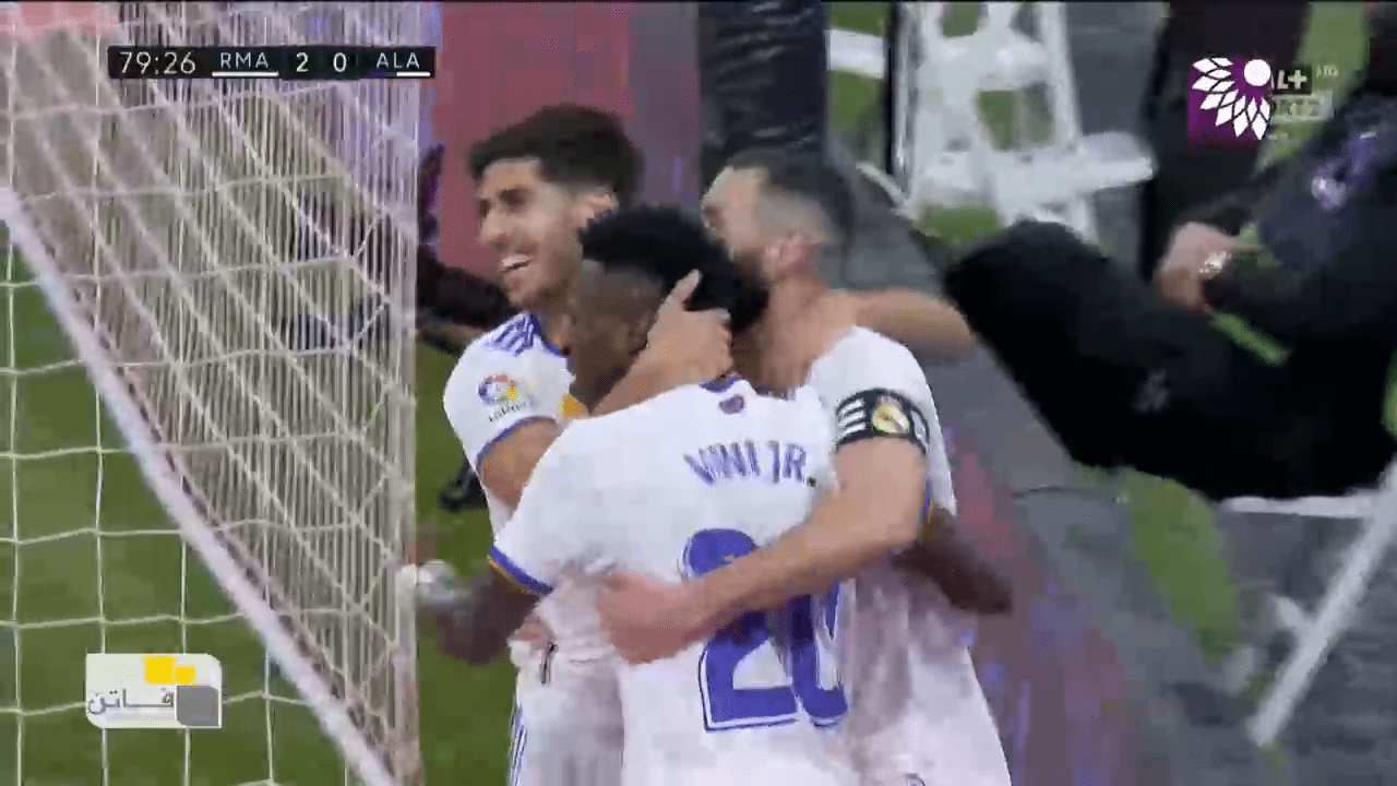 شاهد الهدف الثاني (2-0) لصالح ريال مدريد في شباك ديبورتيفو الافيس