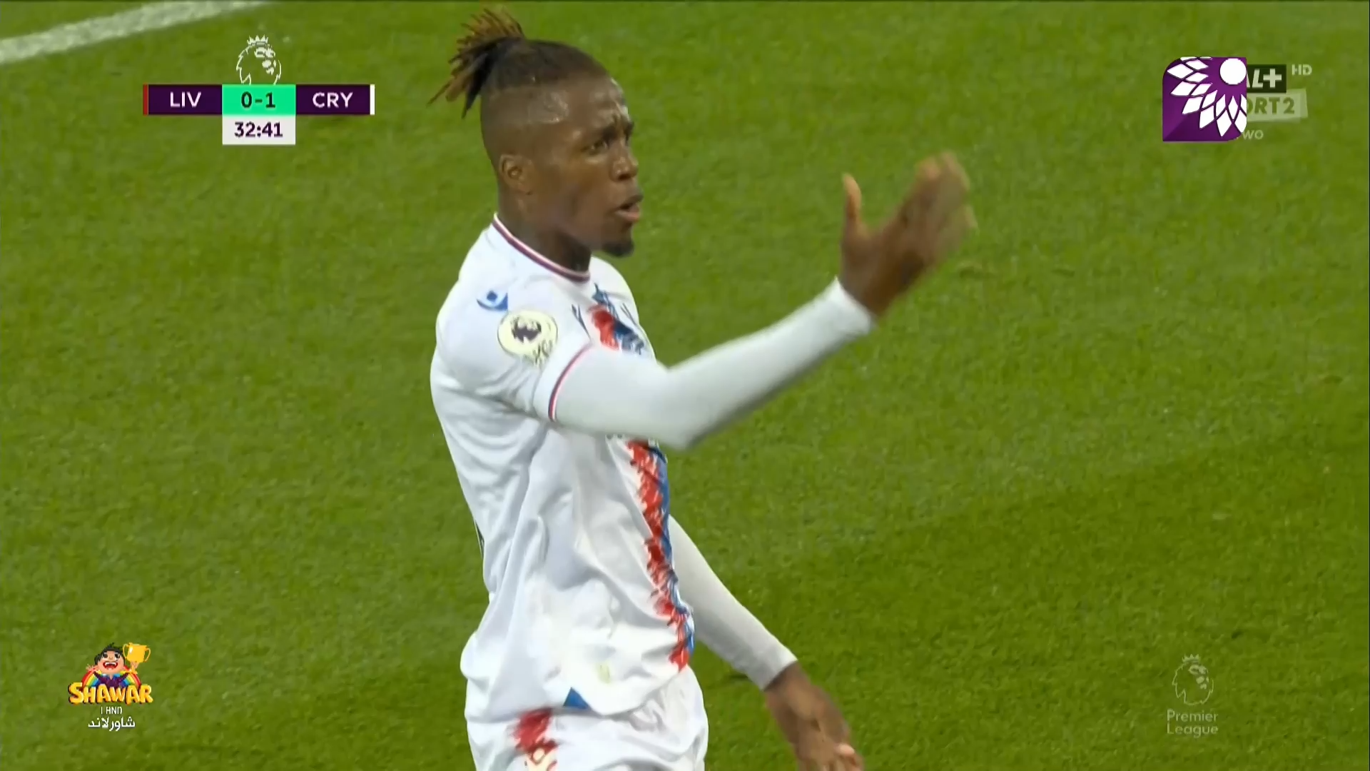 شاهد الهدف الاول (1-0) لصالح كريستال بالاس في شباك ليفربول