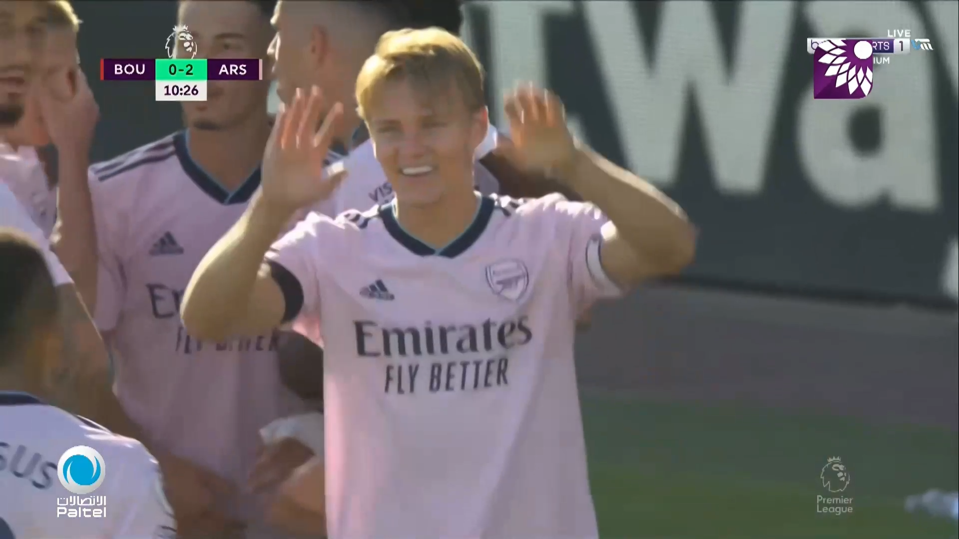 شاهد الهدف الثاني (2-0) لصالح ارسنال في شباك بورنموث