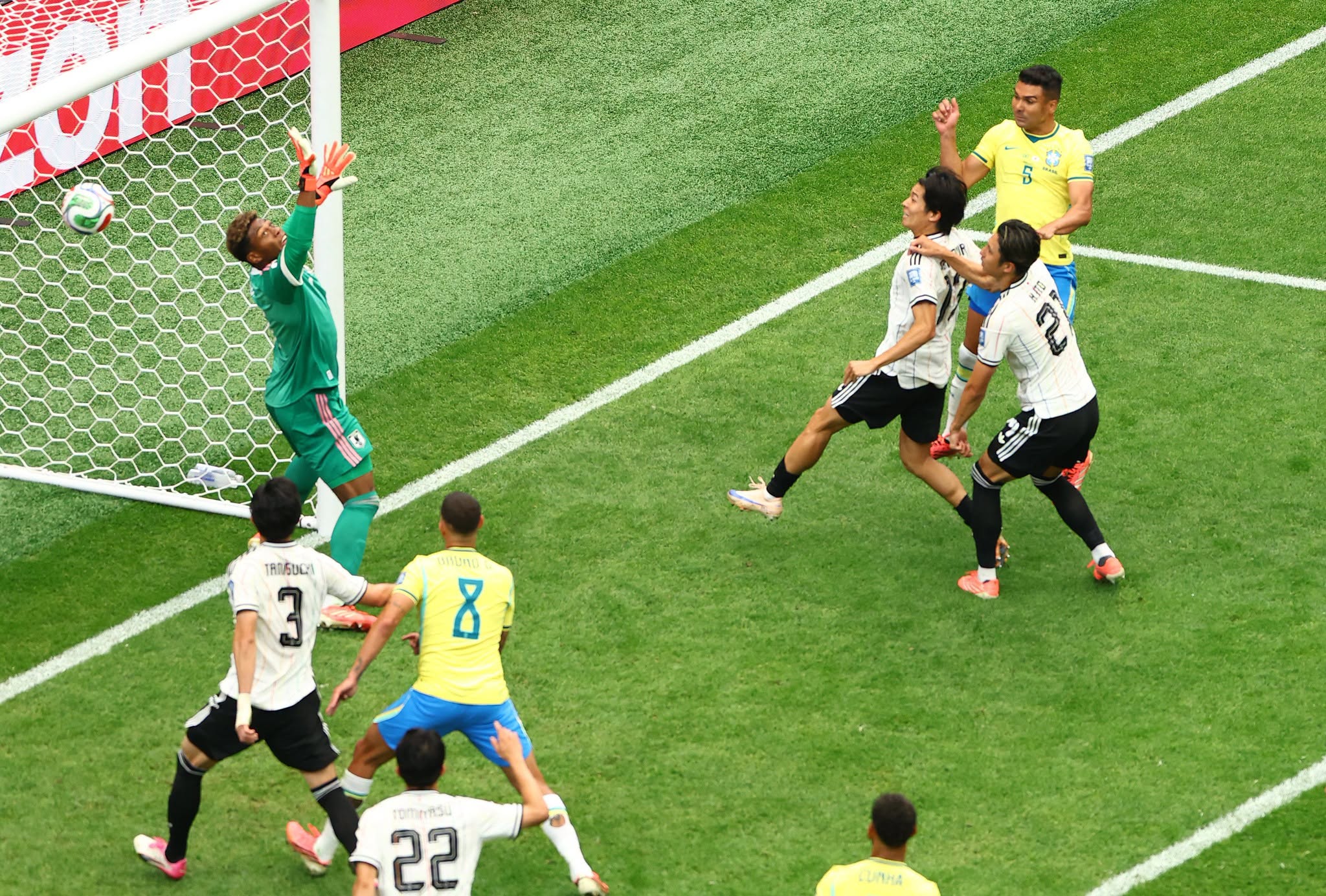 البرازيل تُطيح باليابان بالوقت القاتل