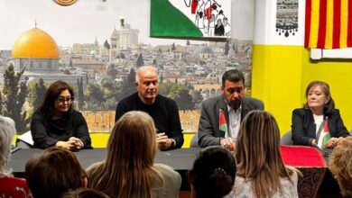 السفير الفلسطيني في إسبانيا يجري سلسلة لقاءات رسمية وشعبية في إقليم أراغون